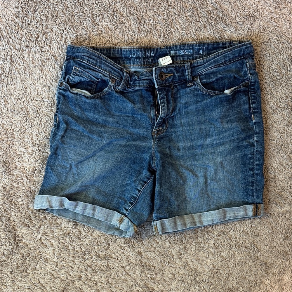 Sonoma Women's Indigo Denim Shorts / K8